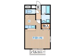 Ｆ・コンフォ－ルの物件間取画像